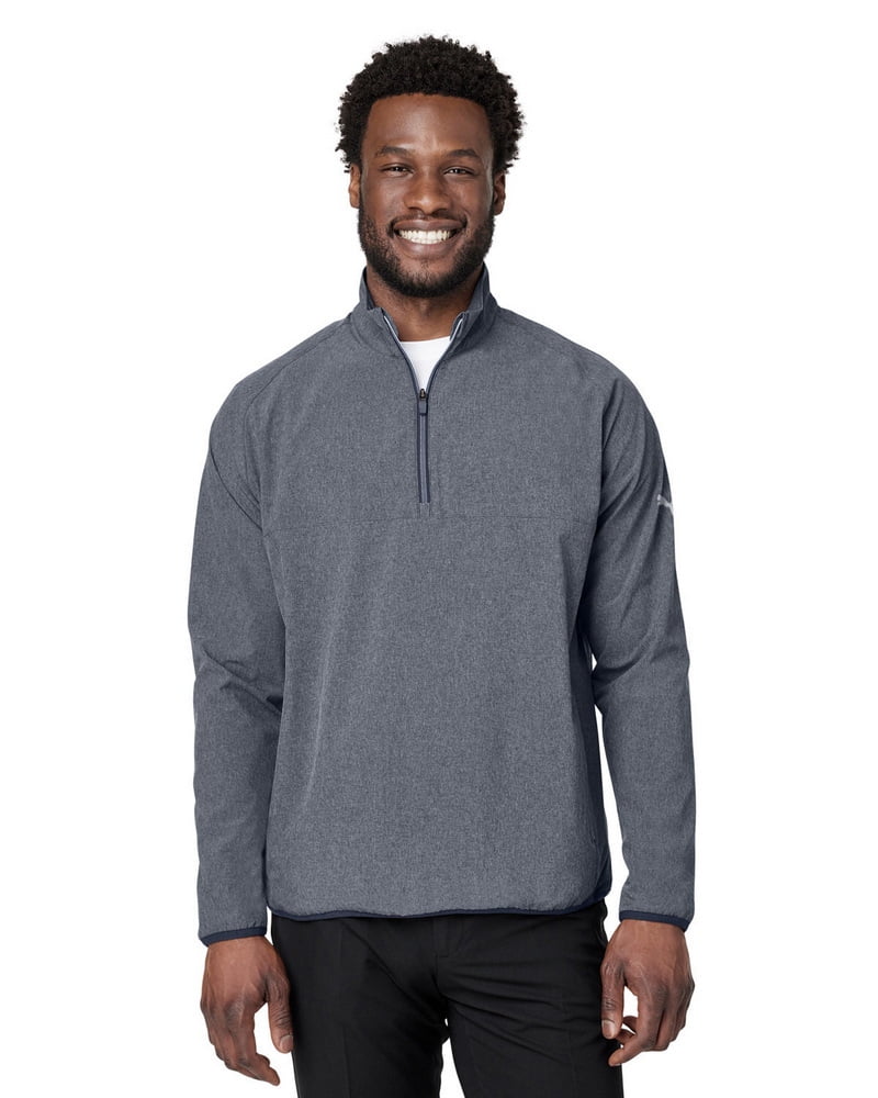 PUMA Golf Men's Coastal Woven 1/4-Zip Performance Pullover, Medium