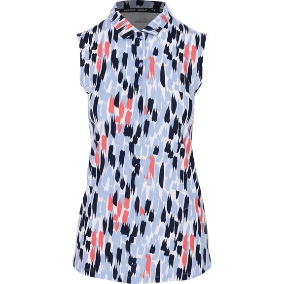 Puma Golf Cloudspun Three Brush Sleeveless Shirt Polo Women Choose Size & Color