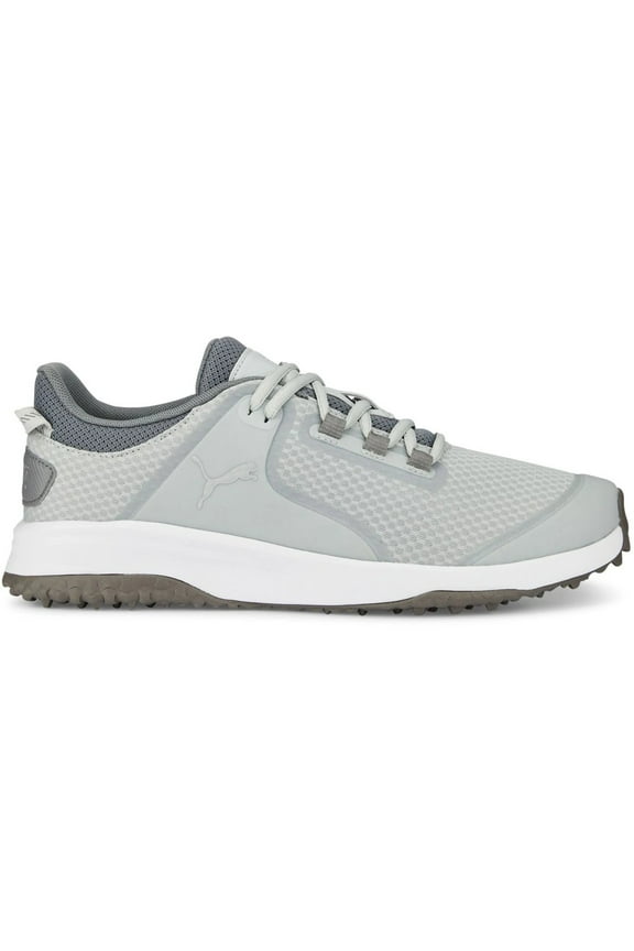 Golf Men's Fusion Grip Spikeless Shoe, 8 Medium Gray/Silver/Quiet Shade -