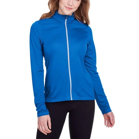 New Puma Women's Icon Full-Zip Golf Jacket Lapis Blue 3XL