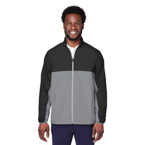 Puma Golf Men's First Mile Wind Jacket, Puma Black-Quiet Shade, Small