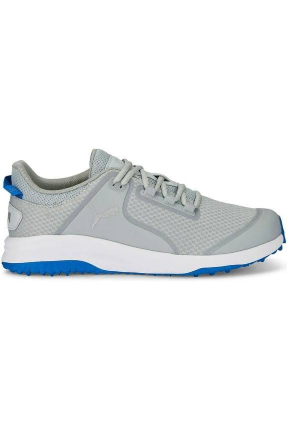 Golf Men's Fusion Grip Spikeless Shoe, 10 X-Wide High Rise/Sil/Quiet Shade -