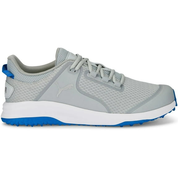 Puma Golf Men's Fusion Grip Spikeless Shoe,  9 X-Wide High Rise/Sil/Quiet Shade -