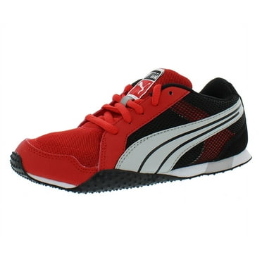 Puma H-Mesh Jr Boys Shoes Size 11, Color: Red/Black/Grey