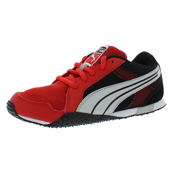 Puma H-Mesh Jr Boys Shoes Size 12.5, Color: Red/Black/Grey