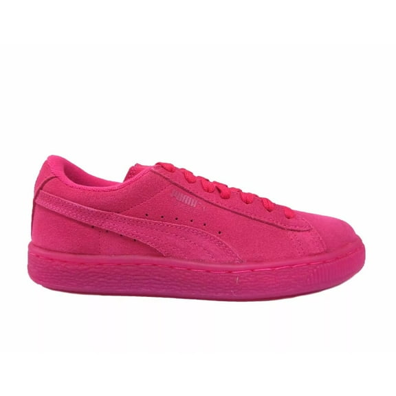 Puma Iced Fluo Suede Beetroot Purple / White Ankle-High Fashion Sneaker - 5.5M