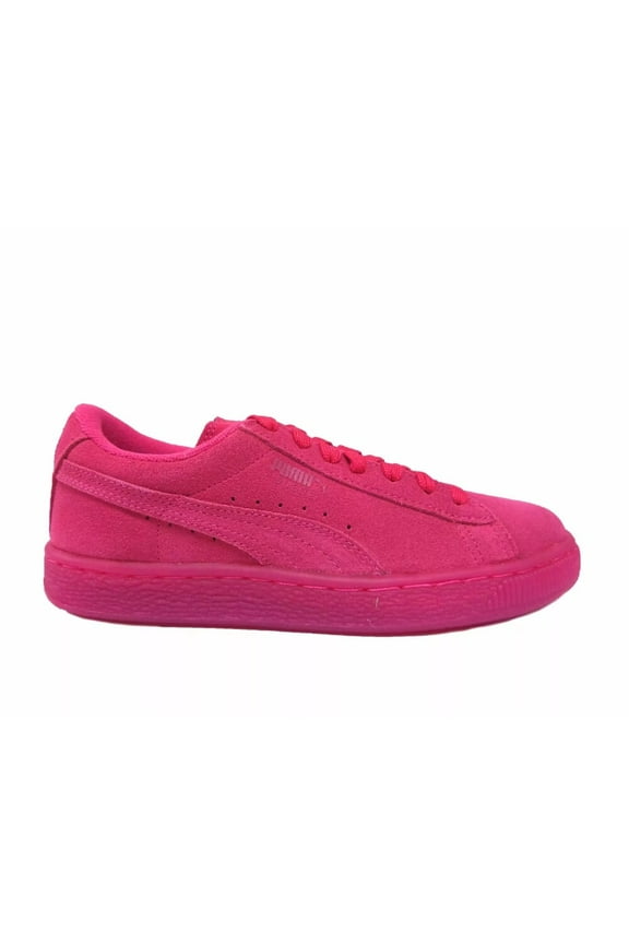 Iced Fluo Suede Beetroot Purple / White Ankle-High Fashion Sneaker - 5.5M