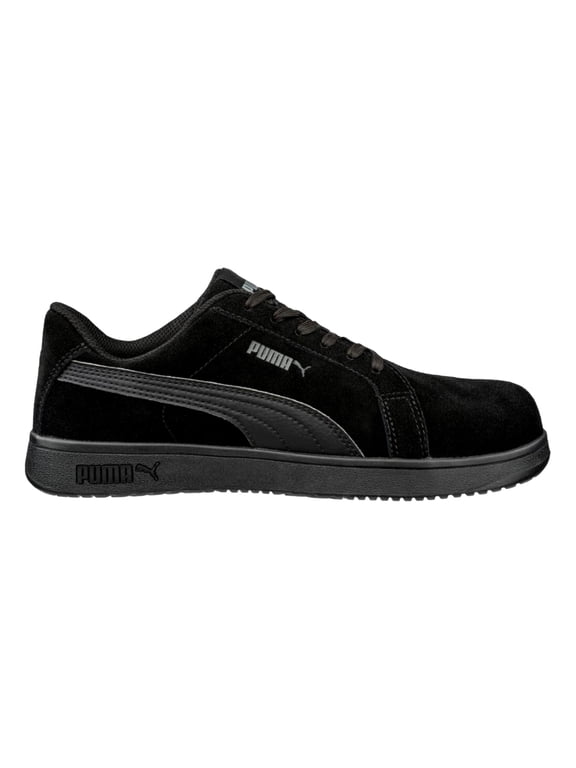 Iconic Suede Low EH Black / Black / Black 640345 Women's Size 10