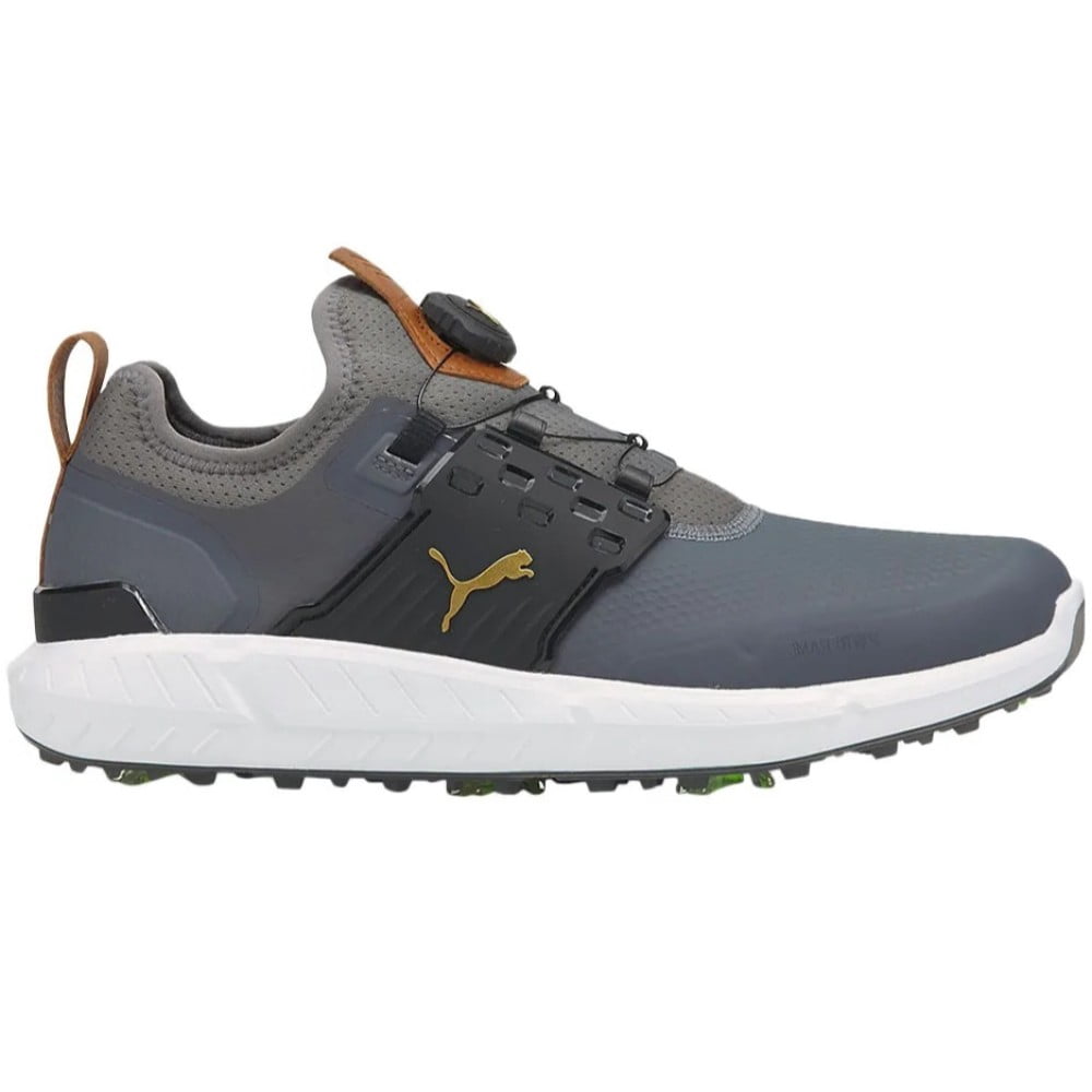 Ignite Articulate Disc Shade/Puma Team Gold/Black Men Golf Shoe Choose Size