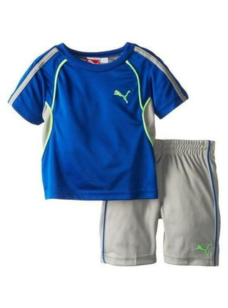 Puma girl's logo crew suit infant store