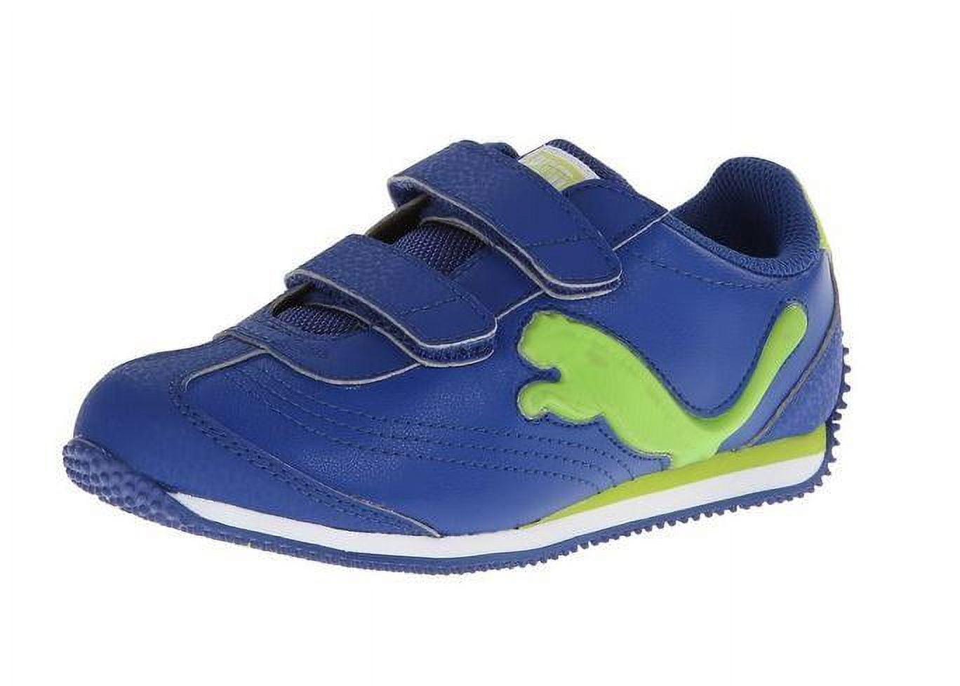Puma Infant/Toddler Speeder Illuminescent V Shoes Blue Light Up Gray - & Sneaker