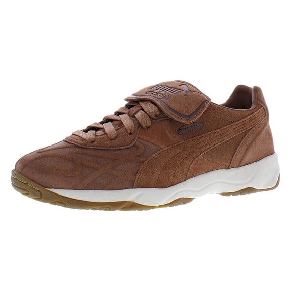 Puma King Indoor Clean Mens Shoes Size 9, Color: Brown Mushroom