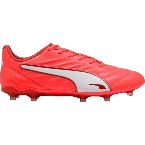 Puma King Pro FG/AG Glowing Red / White / Red Fire 108308-01 Men's Size 6