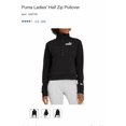 thumbnail image 1 of Puma Ladies Half zip Pullover, Black, Small, 1 of 3