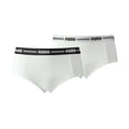 thumbnail image 1 of Puma Ladies Mini Shorts - Iconic, Soft Cotton Modal Stretch, Pack Of 2 White Xl (X-Large), 1 of 2