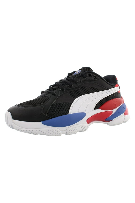 Liquid Cell Epsilon Boys Shoes Size 5, Color: Puma Black/High Risk Red