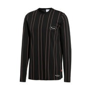Puma Local 91074 Men's Black Long Sleeve Striped Crewneck T-Shirt $150 - Picture 4 of 4