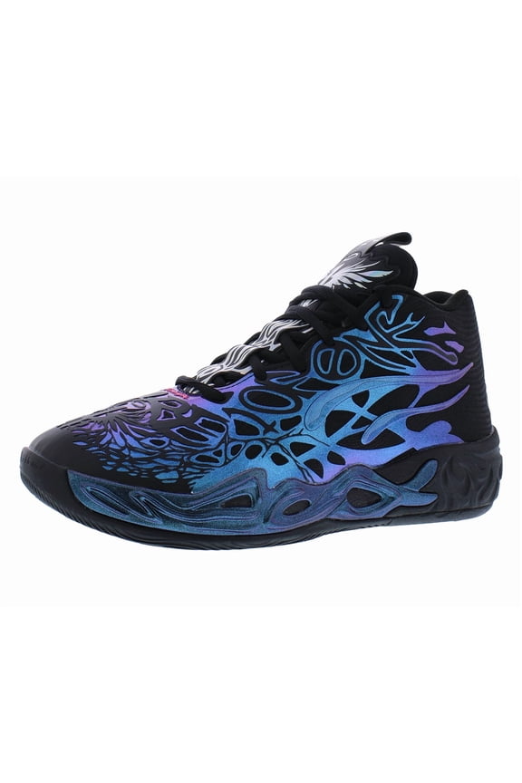 MB 04 Reflections Mens Shoes Size 9.5, Color: Puma Black/Ravish