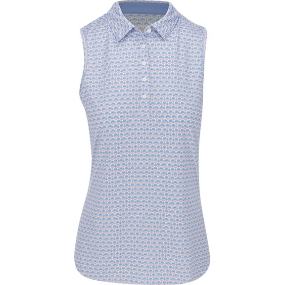 Puma Mattr Deco Sleeveless White Glow/Blue Skies Shirt Women S