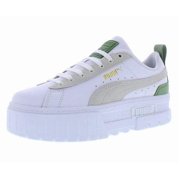 Puma Mayze Gentle Womens Shoes Size 7.5, Color: Puma White/Dusty Green
