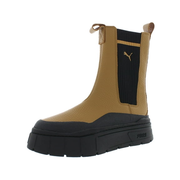 Puma Mayze Stack Chelsea Womens Shoes Size 7.5, Color: Brown
