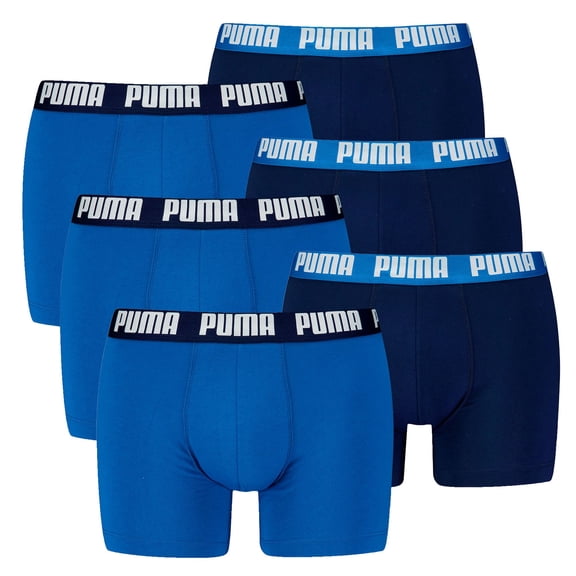 Puma Men Boxer Shorts Cotton Blue M