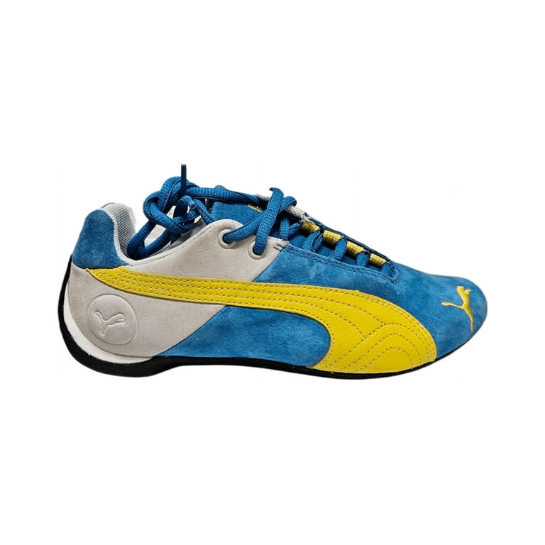 Puma Men Future Cat Low P Shoes Swedish Blue Vibrant Yellow Natural 300534 03 size 4 US Walmart