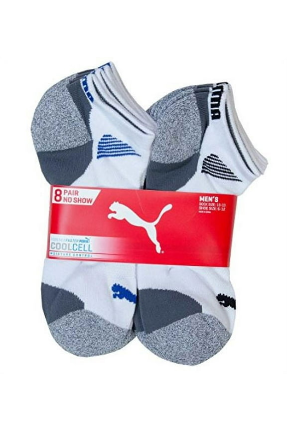 Men's 8-Pair No Show Socks