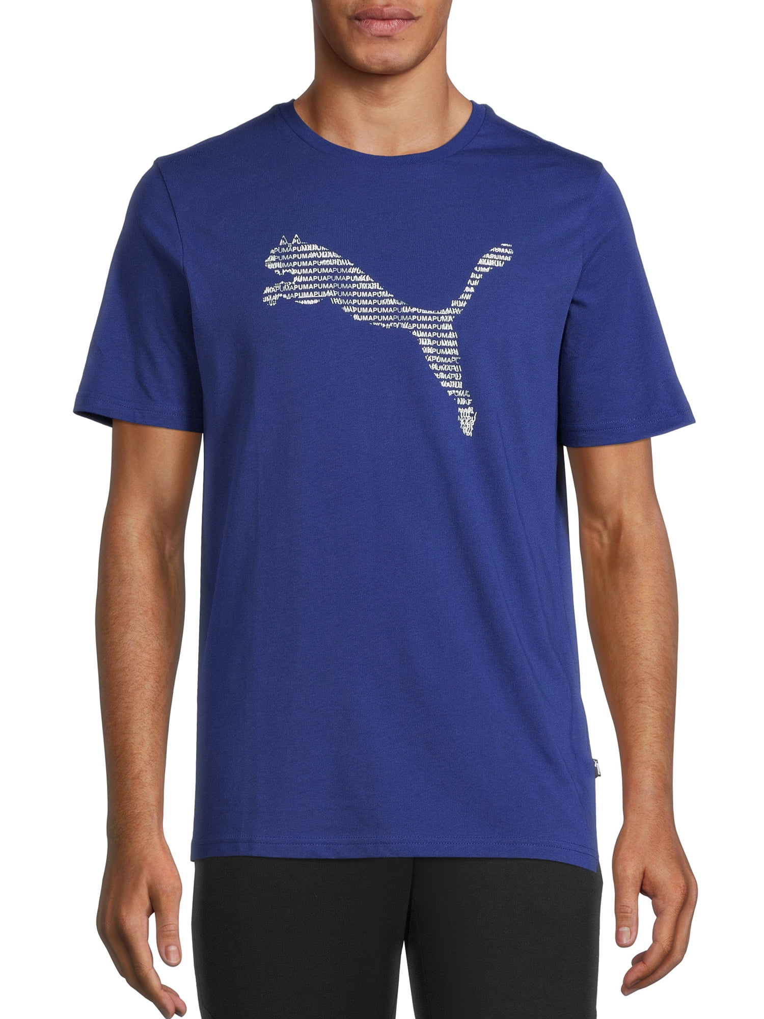 Puma Men's Basic Cat Logo Tee T-Shirt, up to Size 2XL -