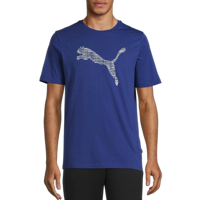 Puma Men\'s Basic Cat Logo Tee T-Shirt, up to Size 2XL