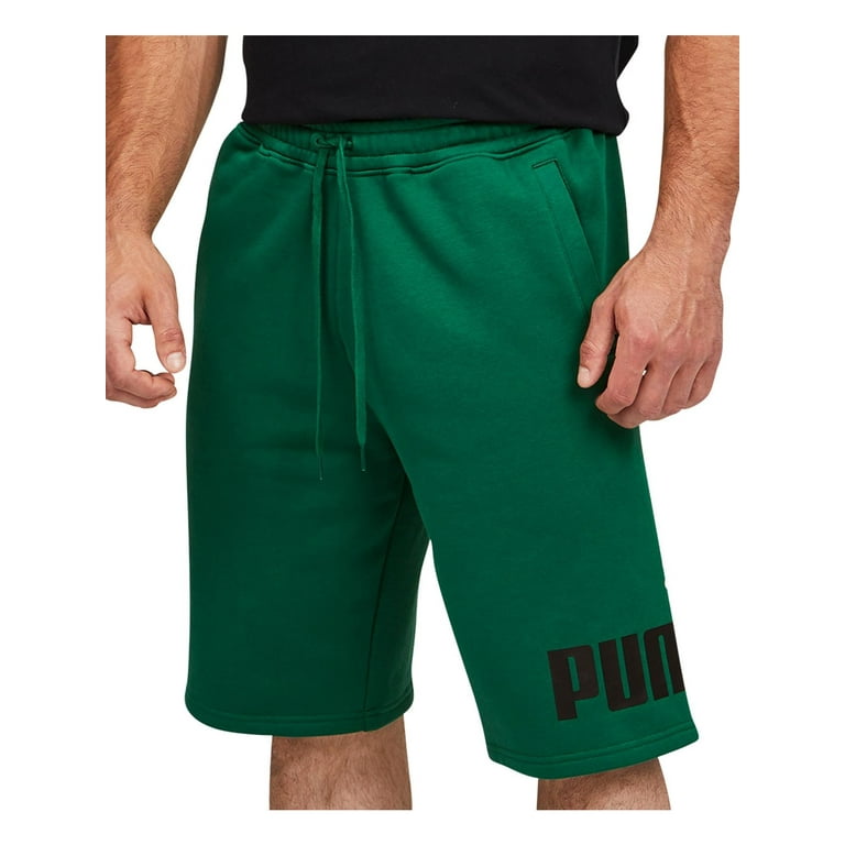 Puma green shorts on sale