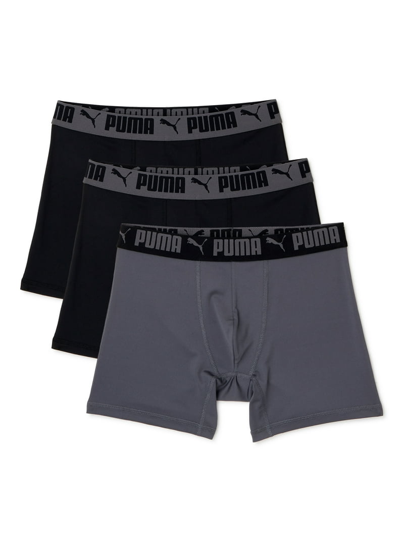Puma Men's Boxer Briefs, 3-Pack - Walmart.com