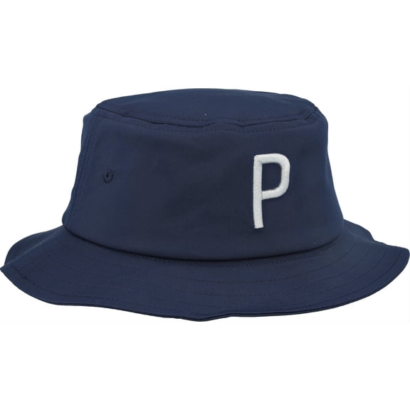 Puma Men's Bucket "P" Hat (Navy Blazer, Small/Medium) 2022 Golf Cap New