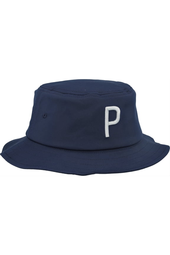 Men's Bucket "P" Hat (Navy Blazer, Small/Medium) 2022 Golf Cap New
