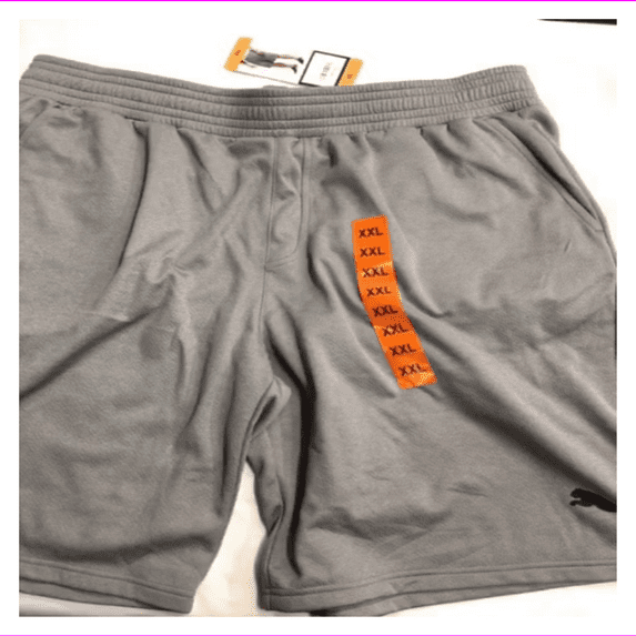 Puma Men's Comfortable And Stretch Waistband Short 2XL/Grey