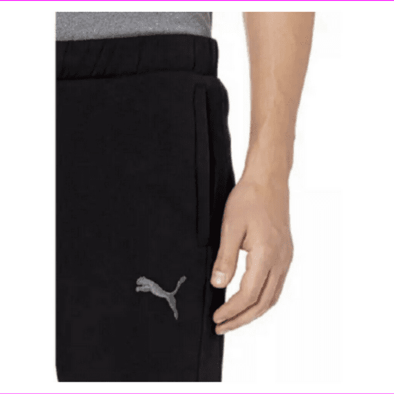Puma Men's Fleece Pant, Black (XL)