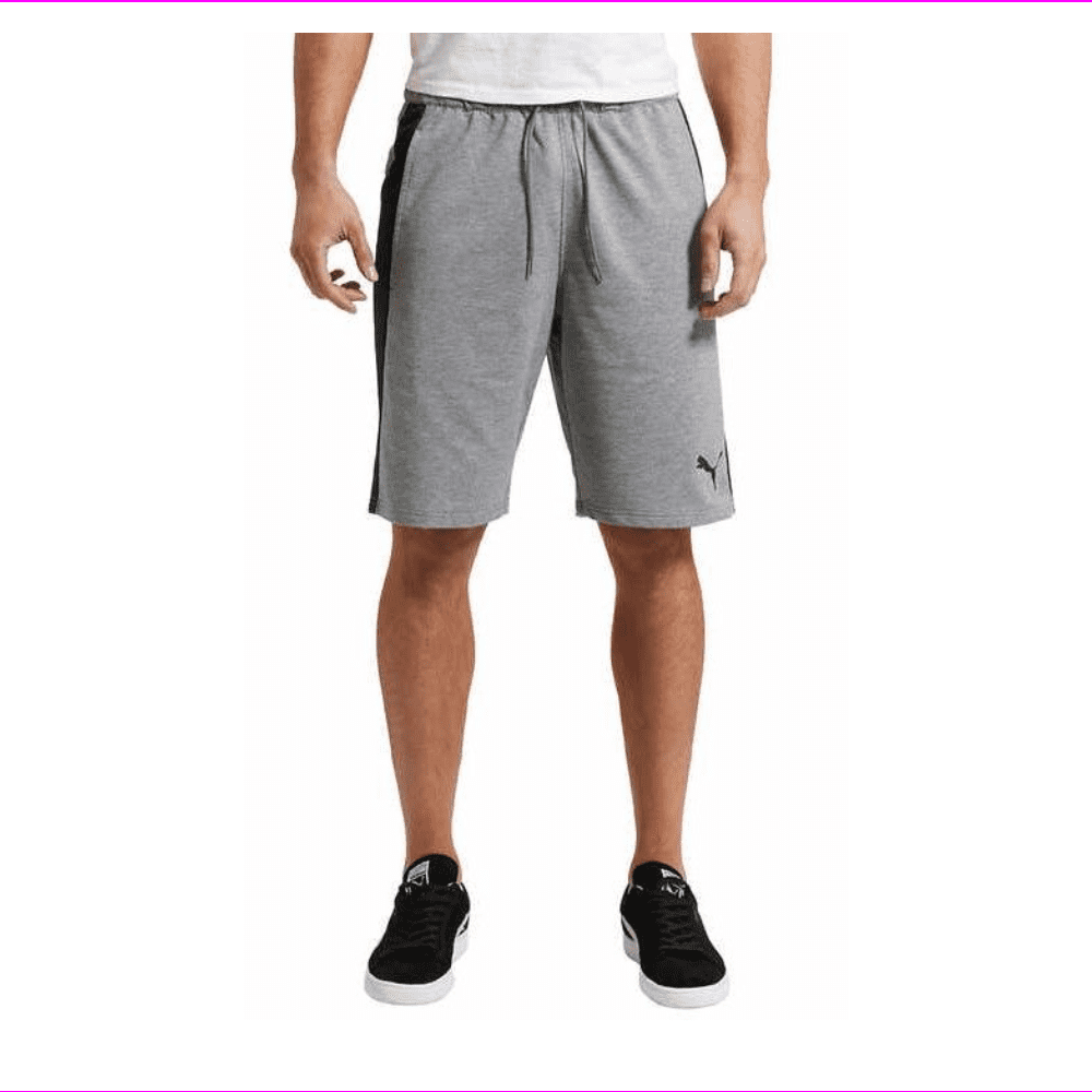 Puma Men's Formstripe Short w/Side Pockets and Drawstring Waist XL/Medium  Gray - Walmart.com