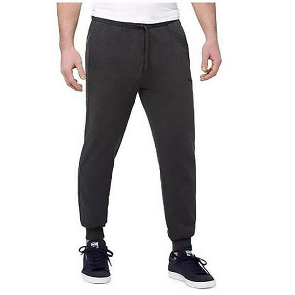 Puma Men's French Terry Jogger in Dark Gray Heather, S
