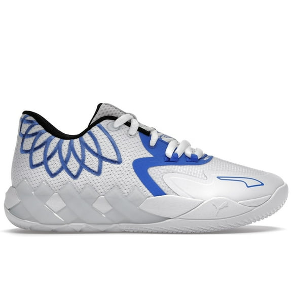 Puma Men's LaMelo Ball MB.01 Lo Team Colors White Bluemazing Basketball Shoes, from StockX