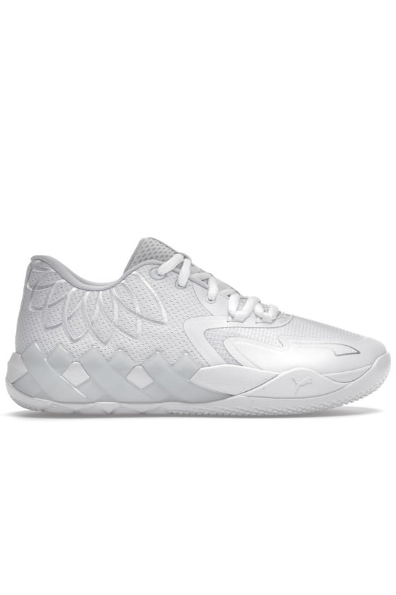 Men's LaMelo Ball MB.01 White Silver Basketball Shoes, from StockX