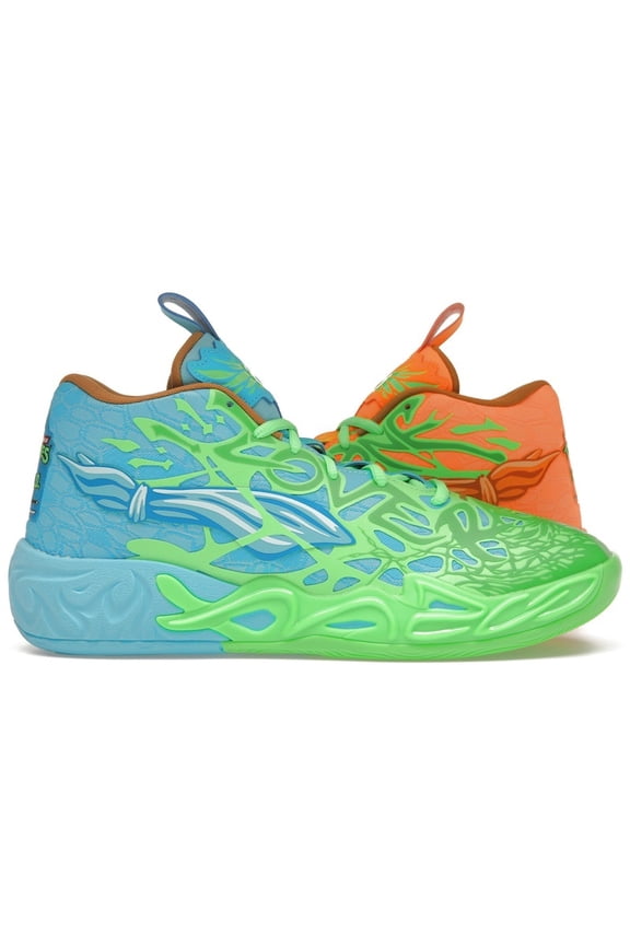 Men's LaMelo Ball MB.04 Teenage Mutant Ninja Turtles Leonardo & Michelangelo Basketball Shoes, from StockX