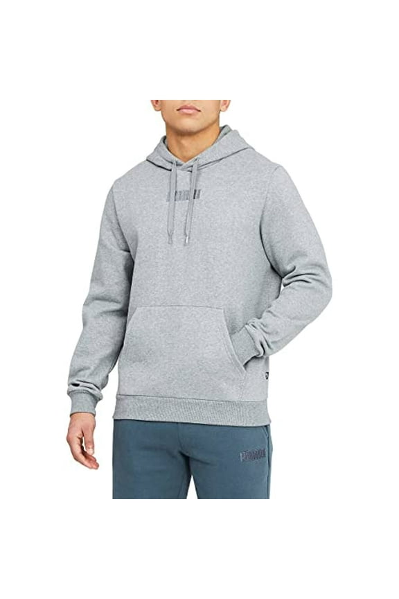 Men's Modern Basics 22 Fleece Hoodie Pullover Sweatshirt (Medium, Gray)