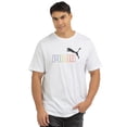 thumbnail image 1 of Puma Men's Rainbow T-Shirt White Size Medium, 1 of 4