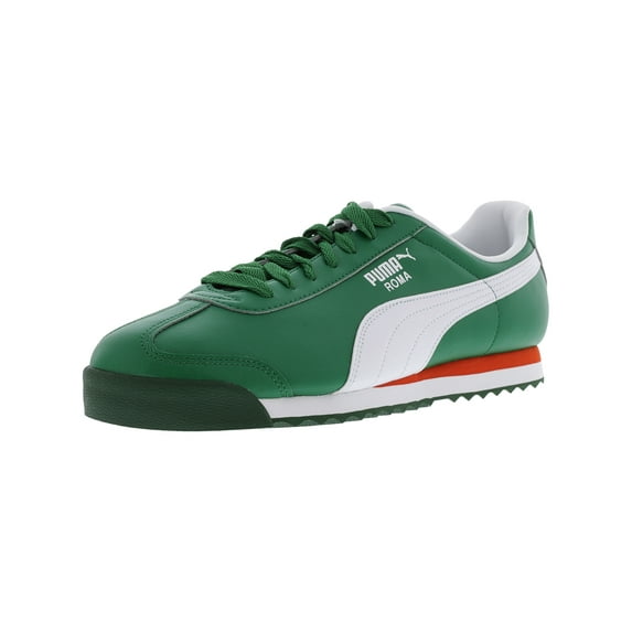 Puma Men's Roma Basic Verdant Green / White Ankle-High Fashion Sneaker - 11.5M