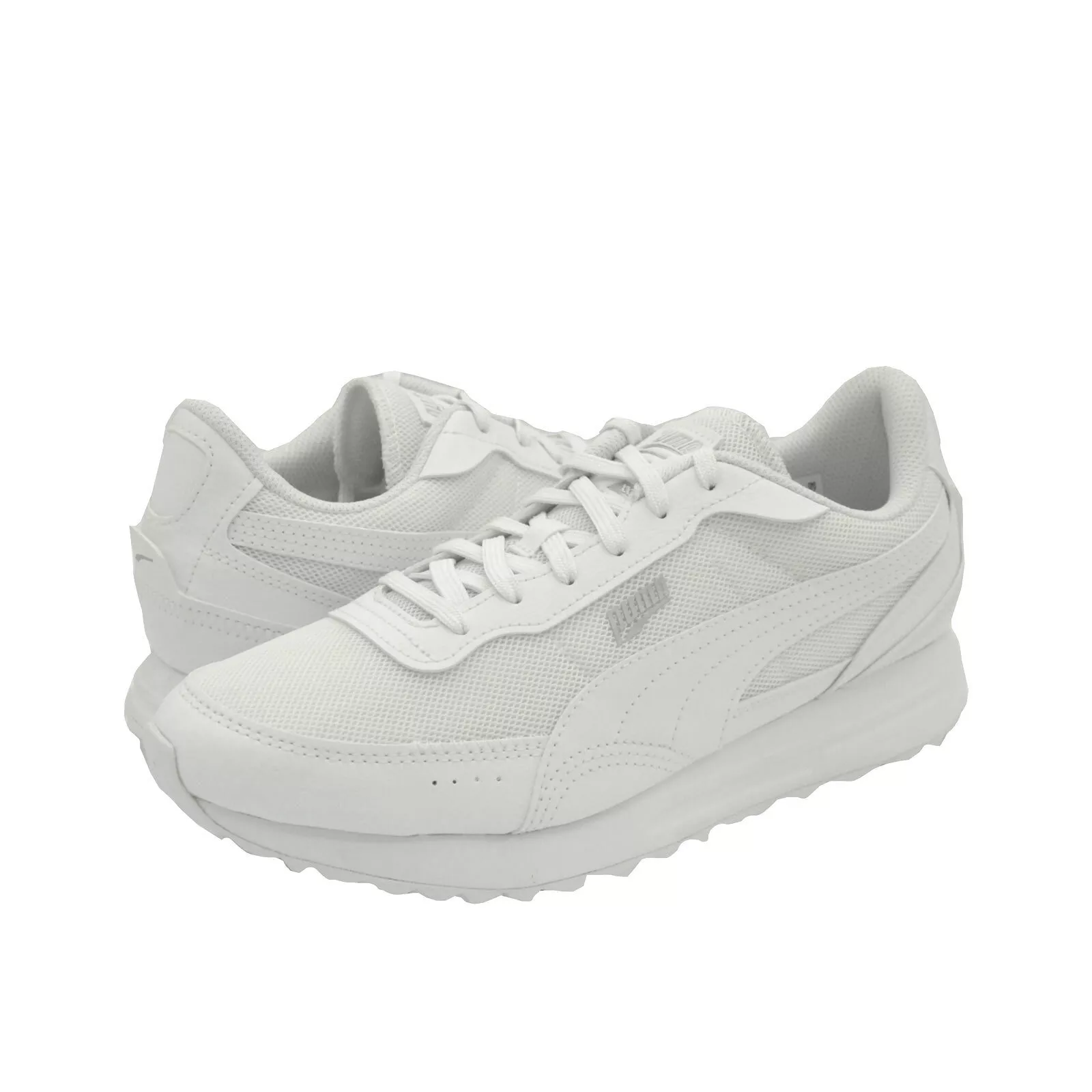 Puma white shoes soft foam sale