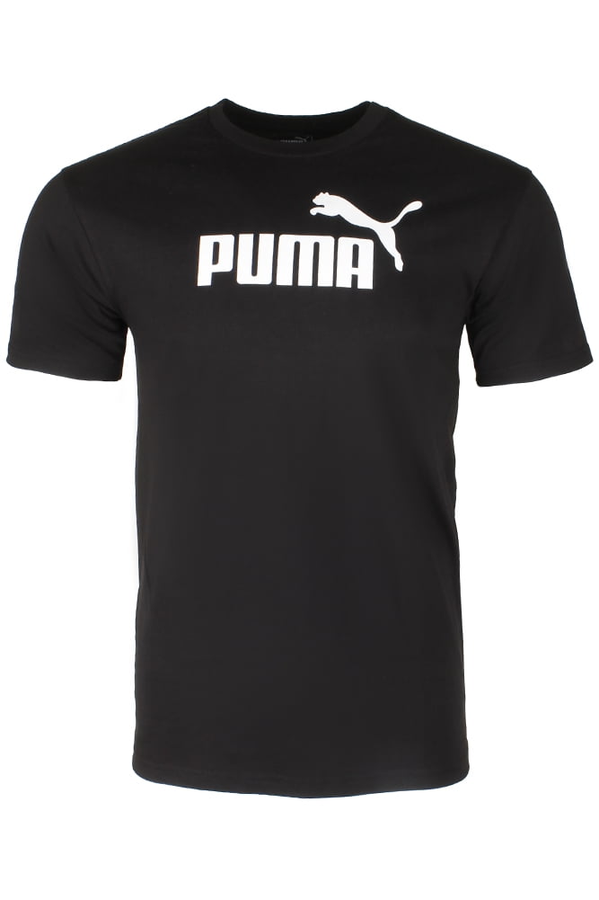 Puma Men\'s Short Sleeve # Active Black Graphic 1 Logo T-Shirt M