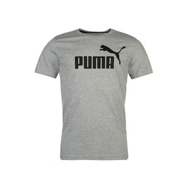 Puma Men's Short Sleeve # 1 Logo Graphic Active T-Shirt Grey S