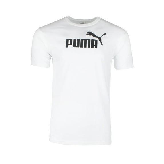 Puma Men's Short Sleeve # 1 Logo Graphic Active T-Shirt White S