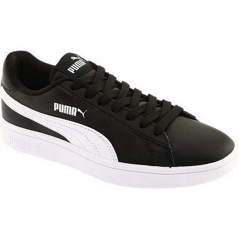 Puma Men's Smash V2 L Fashion Sneakers, Black/White, 8.5 - NEW