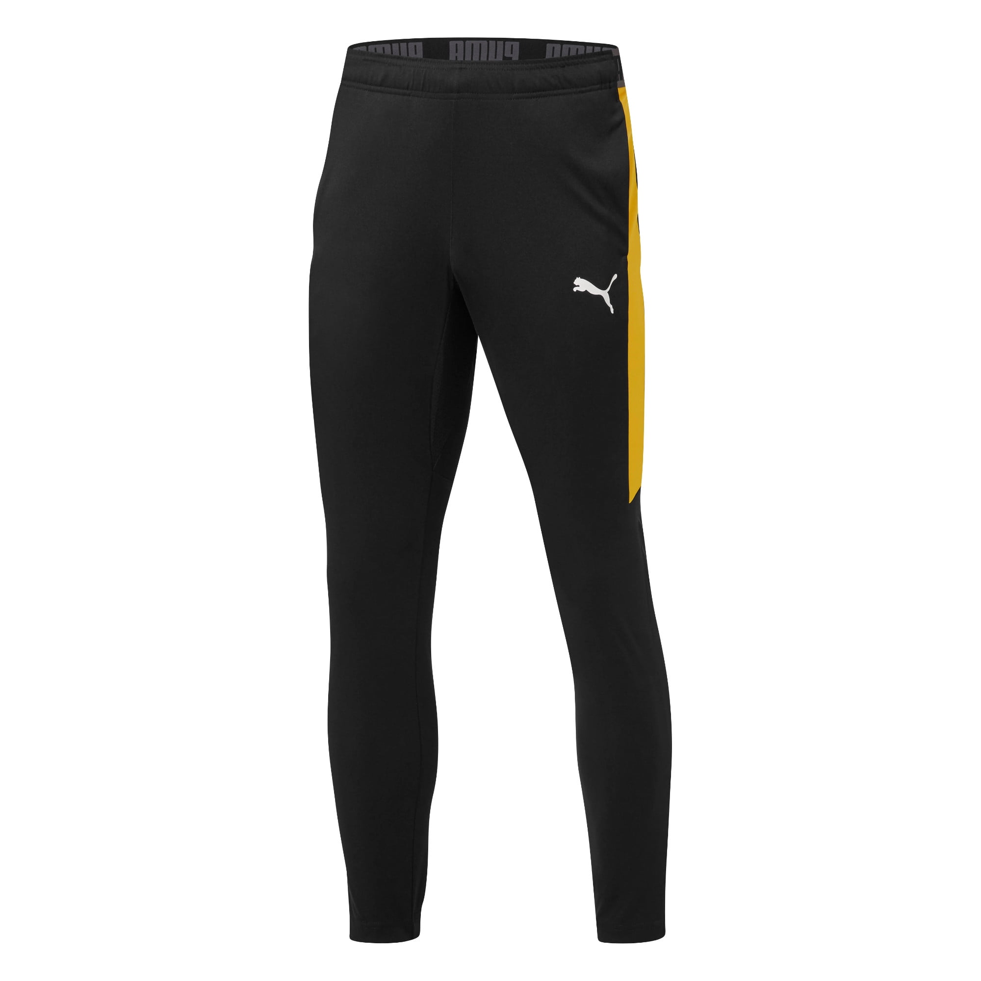 Puma Men's Speed Training Pants Black-Spectra Yellow 656299-02